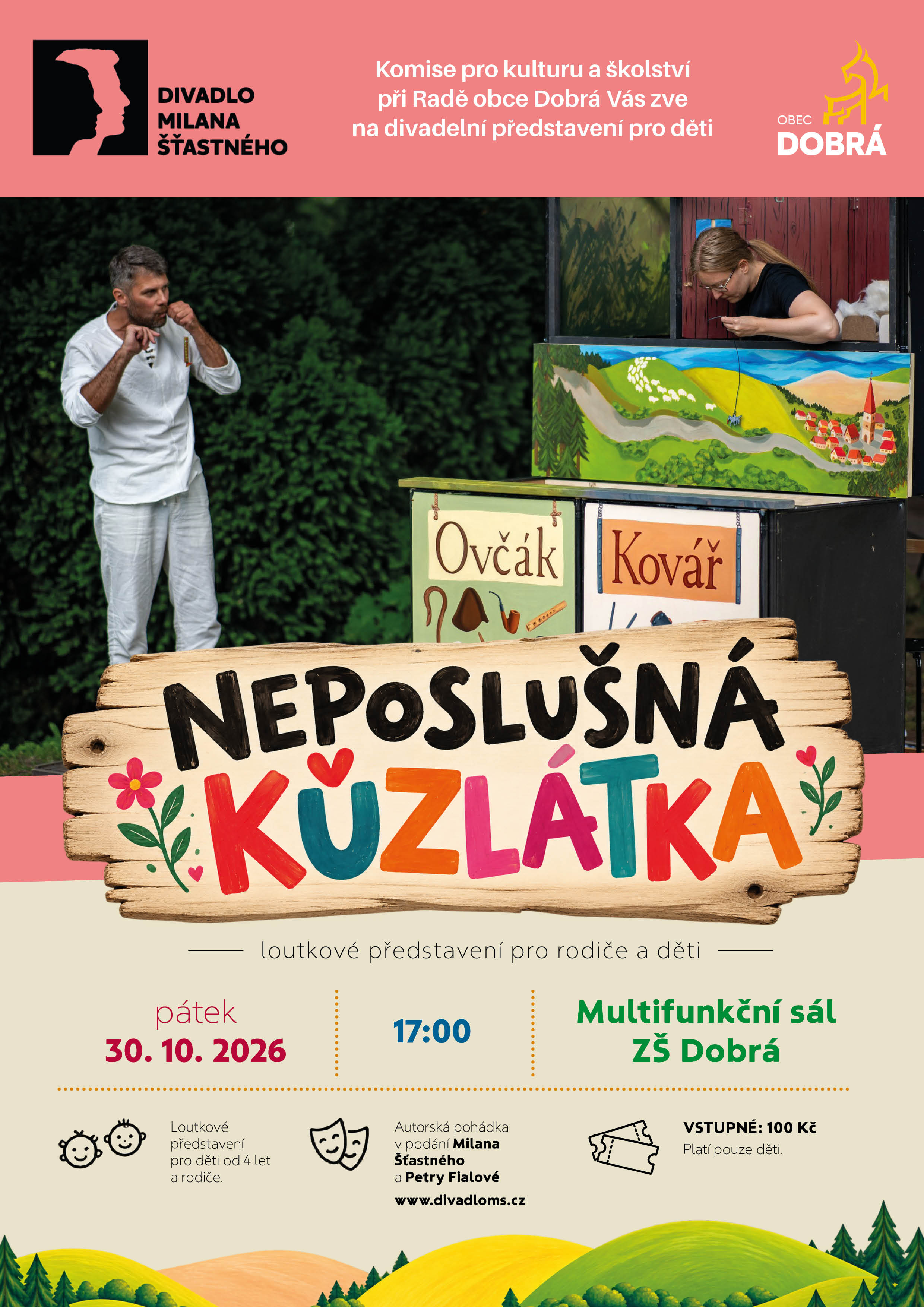 Pátek  30. 10. 2026   -   Neposlušná kůzlátka